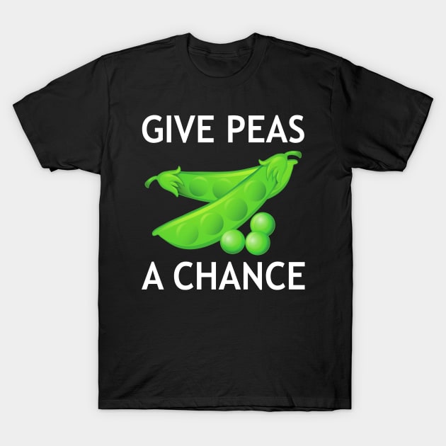 Give Peas A Chance Earth Day World Peas/Peace T-Shirt by MFK_Clothes